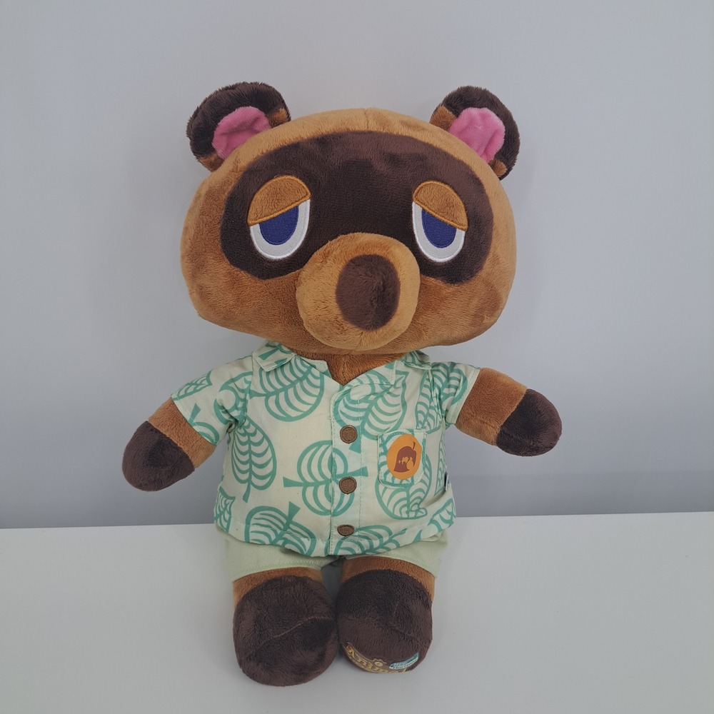 Build-A-Bear Animal Crossing New Horizons Tom Nook Plush Tan Brown Gamer Toy